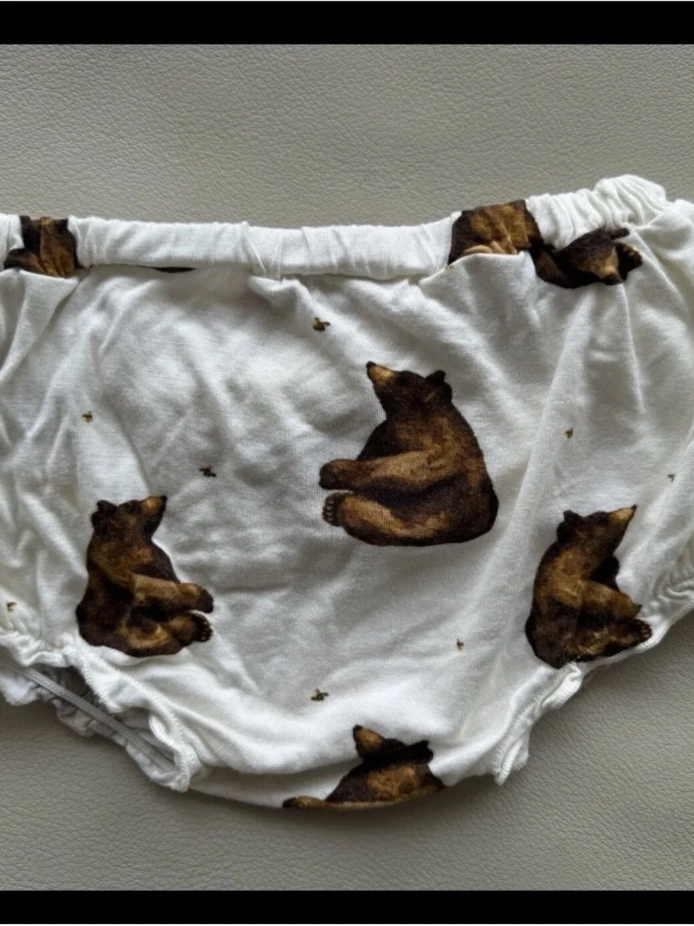 LOT Milkbarn Baby Bamboo Ruffle Butt Bloomers 6-12 Months $78